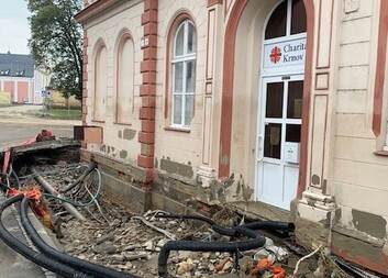 Charitu Krnov zasáhla ničivá Povodeň